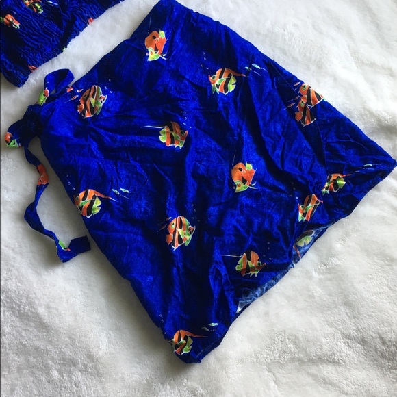 Thai Two Piece Beach Coverup 🐠 NWOT - Picture 5 of 8